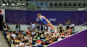 I Avropa Oyunlarında batut gimnastikası yarışları keçirilir (FOTO)