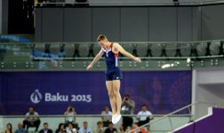 I Avropa Oyunlarında batut gimnastikası yarışları keçirilir (FOTO)