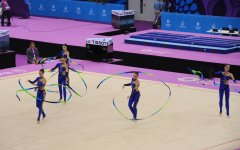 Birinci Avropa Oyunlarında gimnastika yarışlarının növbəti mərhələsinə start verilib  (FOTO)