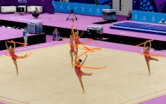 Birinci Avropa Oyunlarında gimnastika yarışlarının növbəti mərhələsinə start verilib  (FOTO)