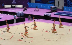 Birinci Avropa Oyunlarında gimnastika yarışlarının növbəti mərhələsinə start verilib  (FOTO)