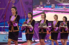 Rusiyalı gimnastlar I Avropa Oyunlarının çoxnövçülük yarışlarında qızıl medal qazandı (FOTO)