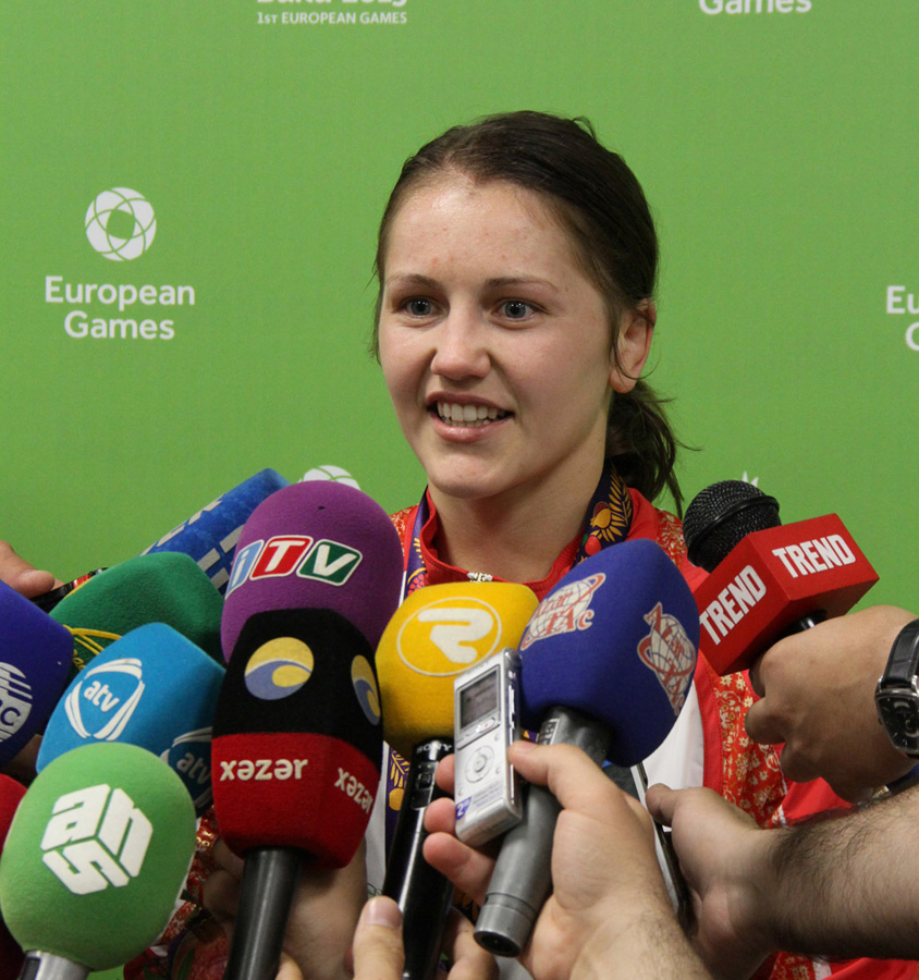 Anjela Doroqan: "Gələn dəfə mütləq Azərbaycan himnini oxuyacağam" (FOTO)