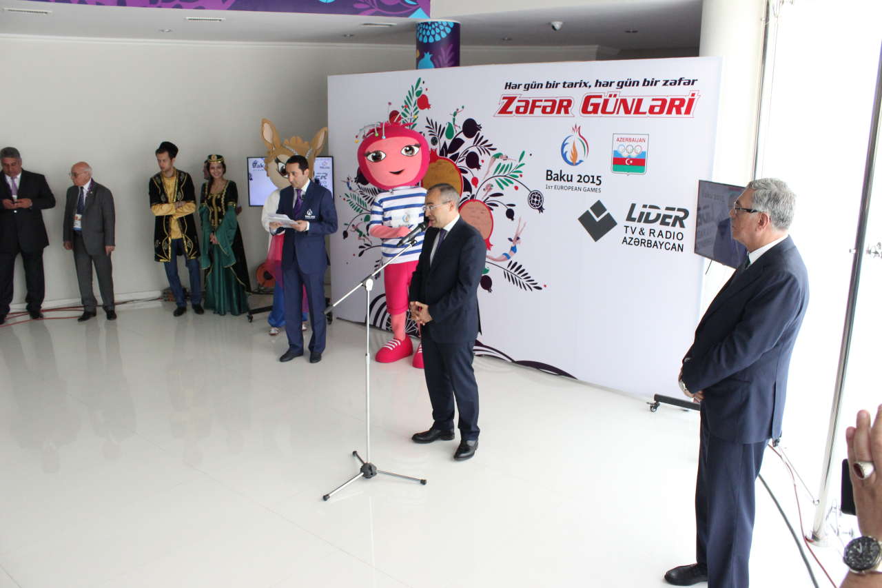 MOK-da Avropa Oyunlarının mükafatçılarının təntənəli təbriketmə mərasimi keçirilib (FOTO)