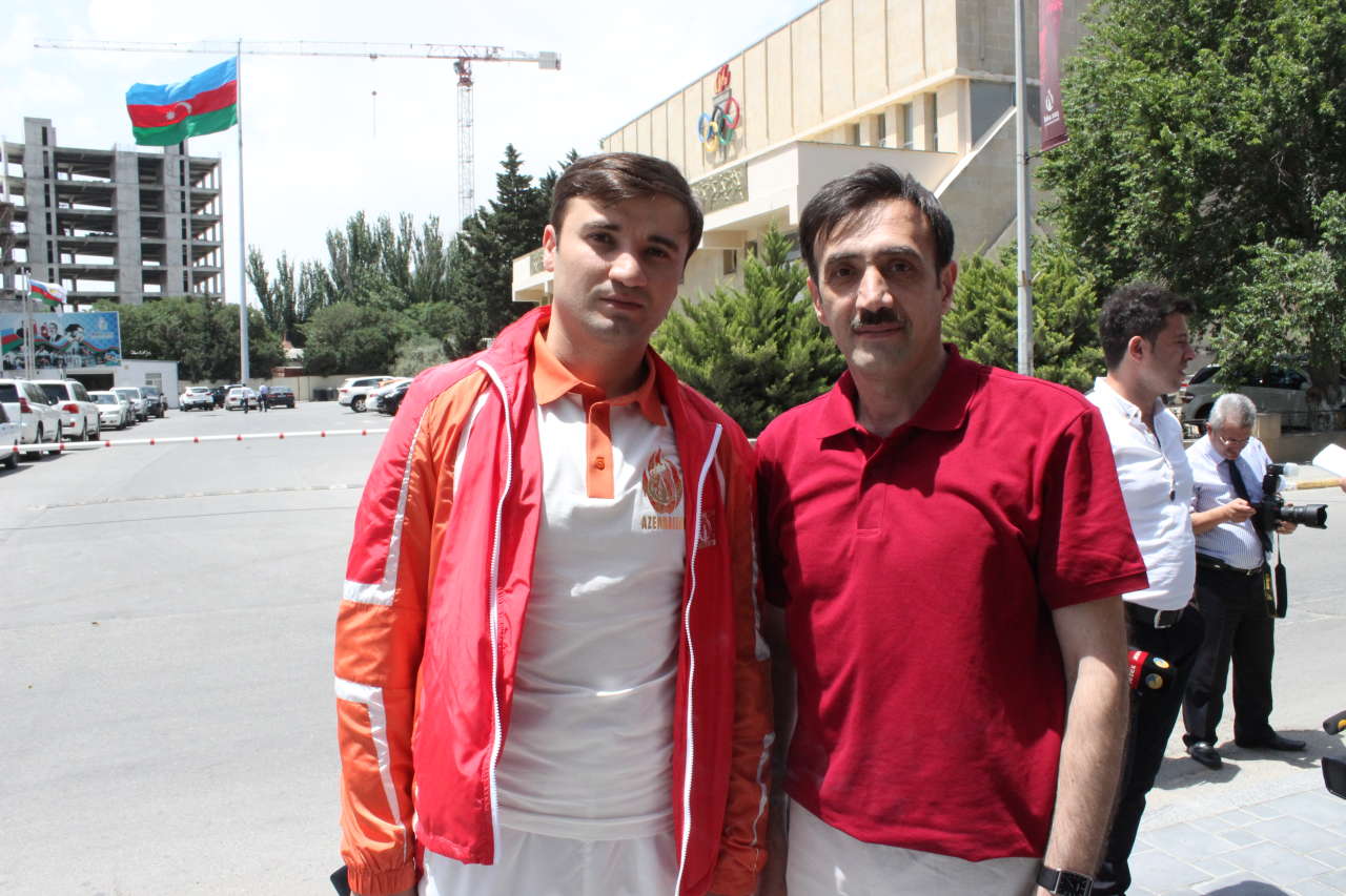 MOK-da Avropa Oyunlarının mükafatçılarının təntənəli təbriketmə mərasimi keçirilib (FOTO)
