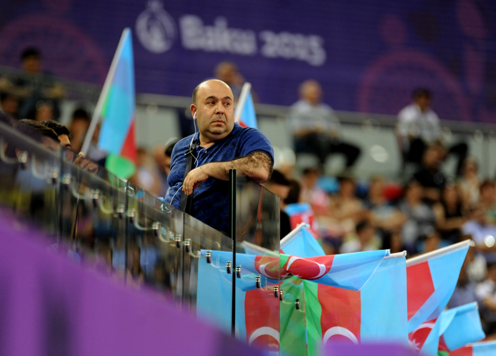 I Avropa Oyunlarında batut gimnastikası yarışları keçirilir (FOTO)