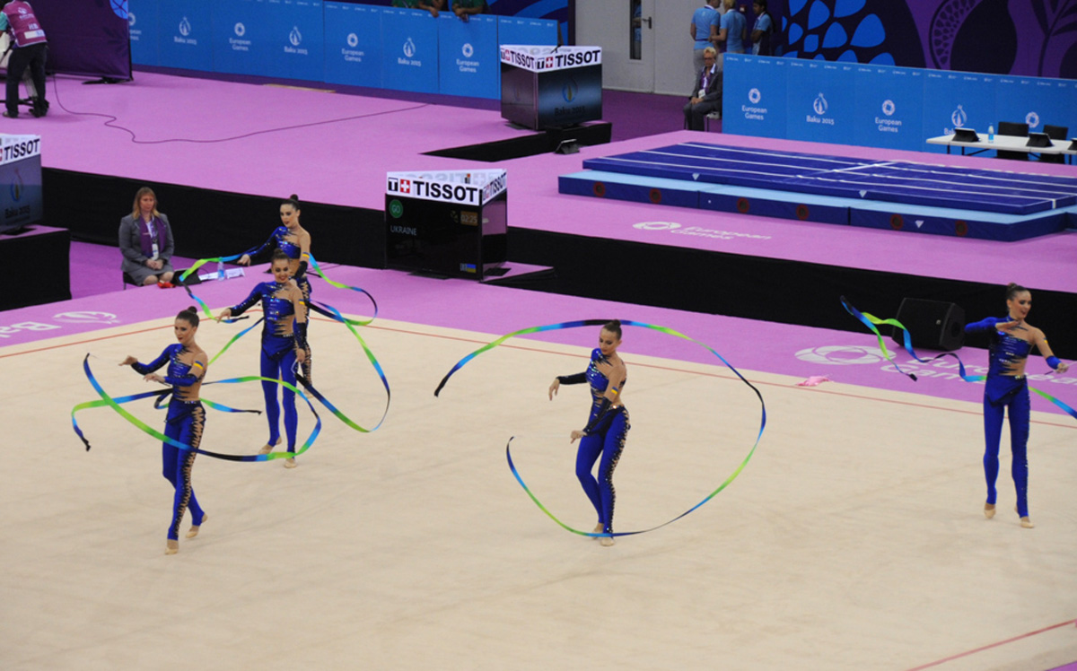 Birinci Avropa Oyunlarında gimnastika yarışlarının növbəti mərhələsinə start verilib  (FOTO)