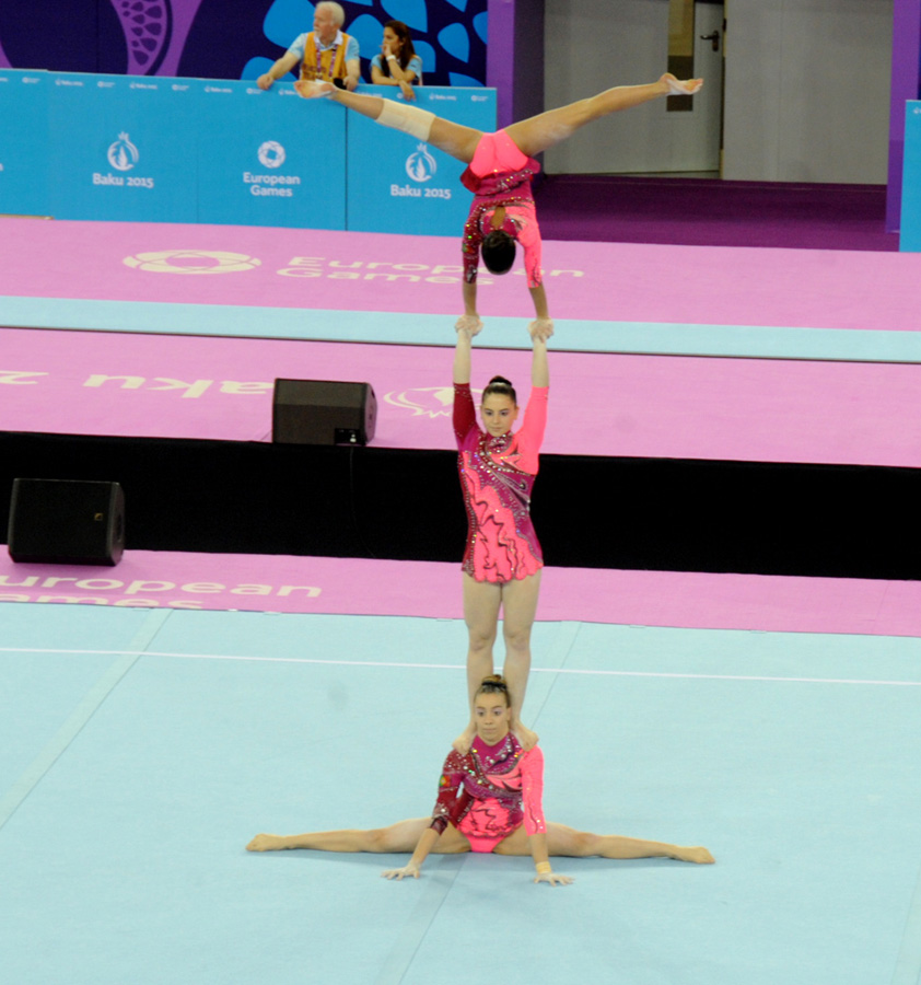Birinci Avropa Oyunlarında gimnastika yarışlarının növbəti mərhələsinə start verilib  (FOTO)
