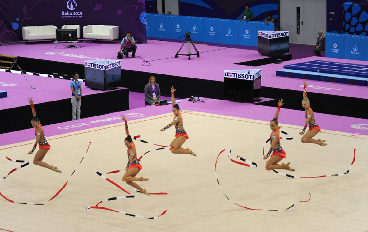 Birinci Avropa Oyunlarında gimnastika yarışlarının növbəti mərhələsinə start verilib  (FOTO)