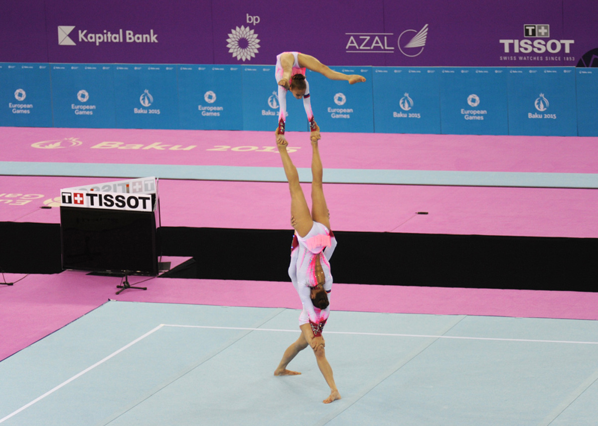 Birinci Avropa Oyunlarında gimnastika yarışlarının növbəti mərhələsinə start verilib  (FOTO)