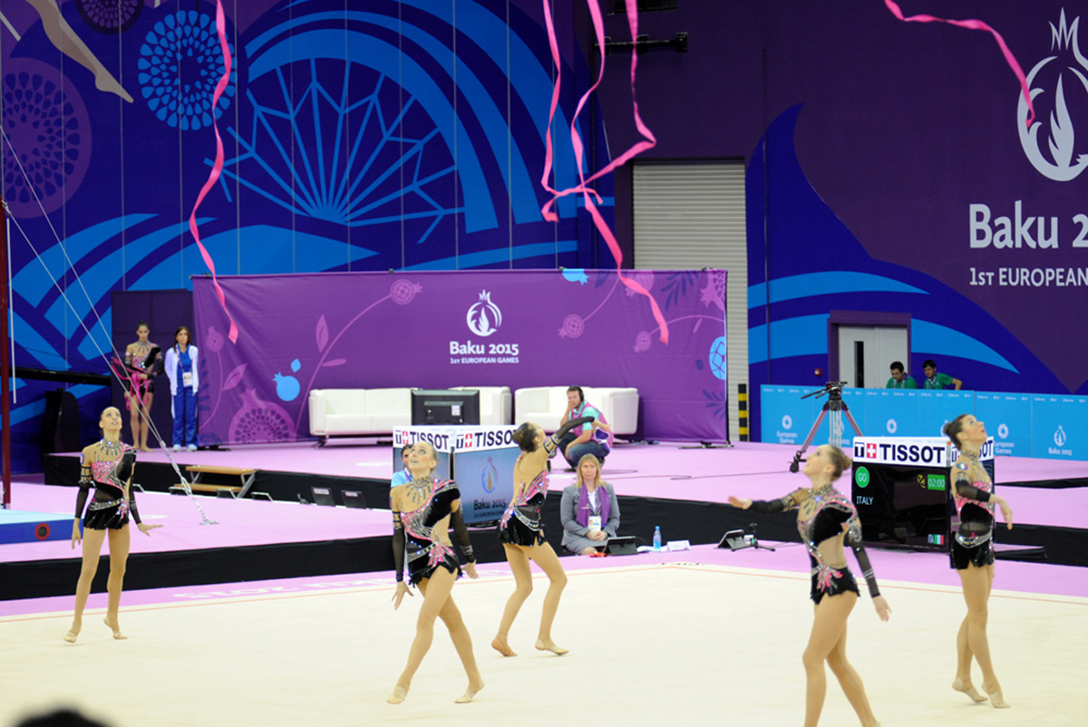 Birinci Avropa Oyunlarında gimnastika yarışlarının növbəti mərhələsinə start verilib  (FOTO)