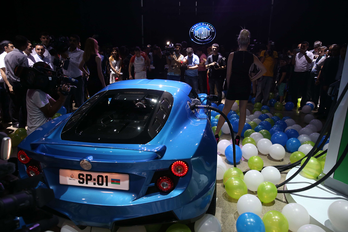 Bakıda “Detroit Electric SP:01” elektrik avtomobilinin Avropa təqdimatı olub (FOTO,VİDEO)
