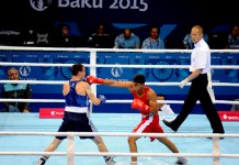 Avropa Oyunları çərçivəsində boksçumuz 1/8 final mərhələsinə çıxıb (ƏLAVƏ OLUNUB) (FOTO)