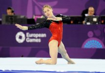 İdman gimnastikası üzrə fərdi çoxnövçülük yarışlarının finalı keçirilir (FOTO)