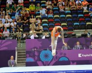 İdman gimnastikası üzrə fərdi çoxnövçülük yarışlarının finalı keçirilir (FOTO)