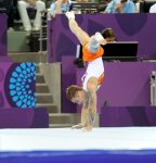İdman gimnastikası üzrə fərdi çoxnövçülük yarışlarının finalı keçirilir (FOTO)