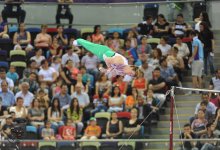 İdman gimnastikası üzrə fərdi çoxnövçülük yarışlarının finalı keçirilir (FOTO)