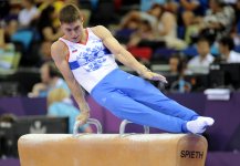 İdman gimnastikası üzrə fərdi çoxnövçülük yarışlarının finalı keçirilir (FOTO)