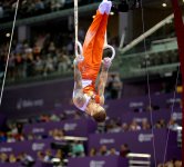İdman gimnastikası üzrə fərdi çoxnövçülük yarışlarının finalı keçirilir (FOTO)