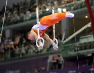 İdman gimnastikası üzrə fərdi çoxnövçülük yarışlarının finalı keçirilir (FOTO)