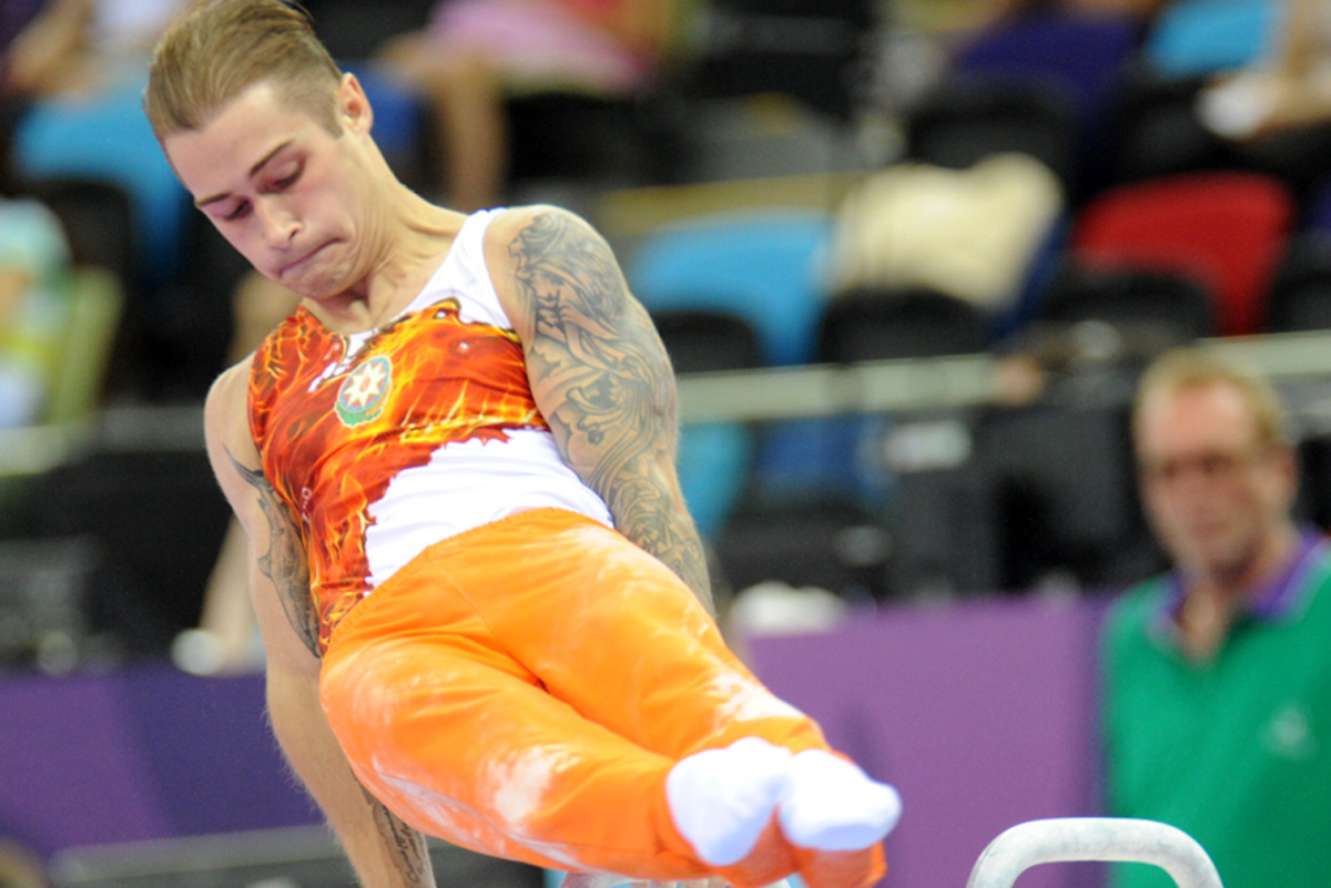 İdman gimnastikası üzrə fərdi çoxnövçülük yarışlarının finalı keçirilir (FOTO)