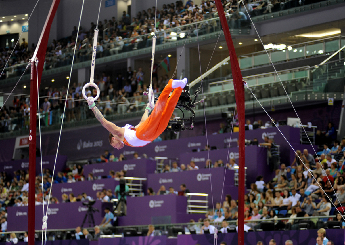 Azərbaycan gimnastı Avropa Oyunlarında gümüş medal qazandı (FOTO)
