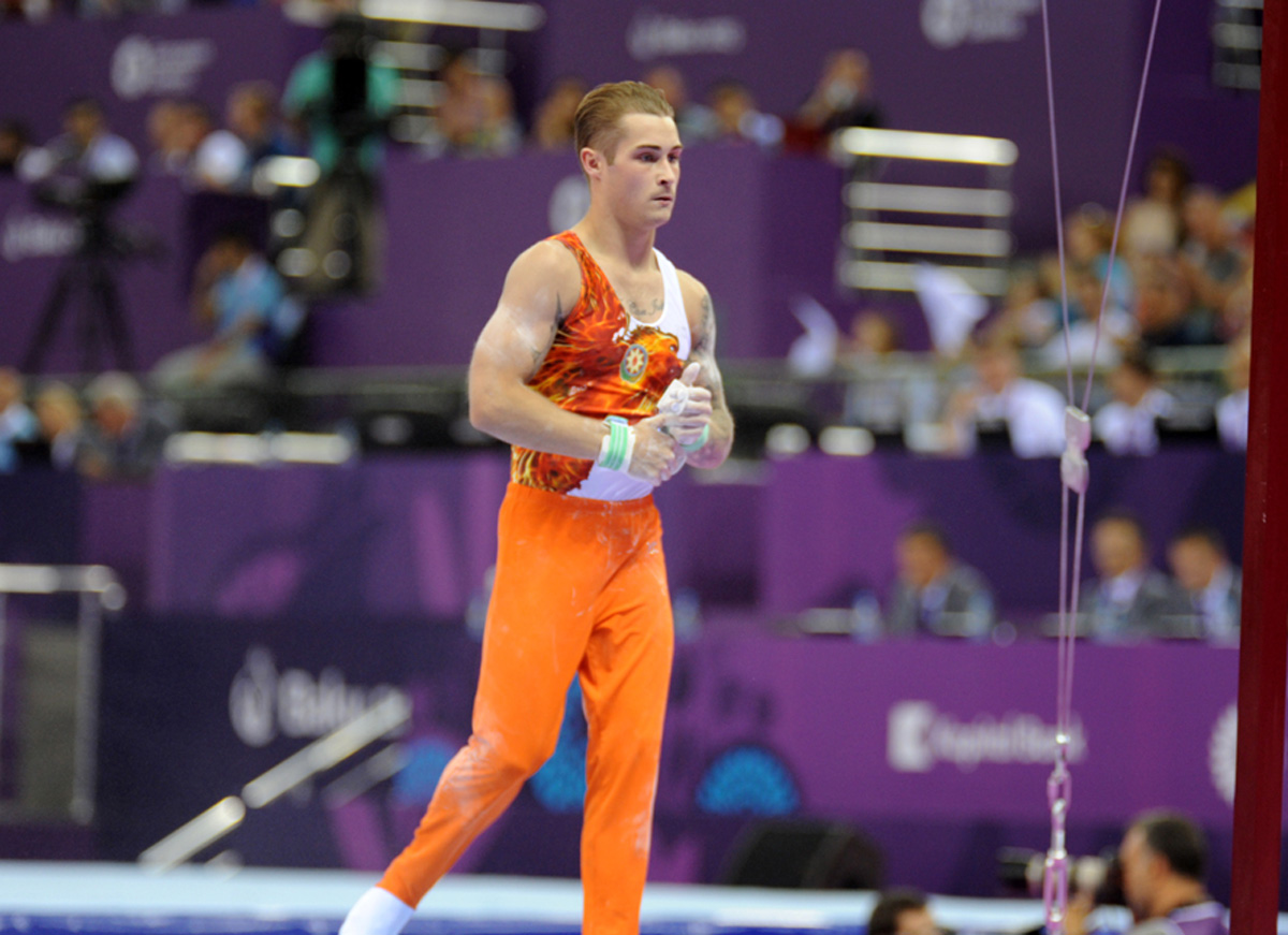 Azərbaycan gimnastı Avropa Oyunlarında gümüş medal qazandı (FOTO)