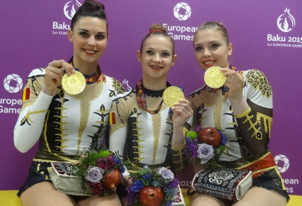 Qadınlar arasında akrobatika yarışlarında qızıl medal sahibləri Belçika nümayəndələri oldu