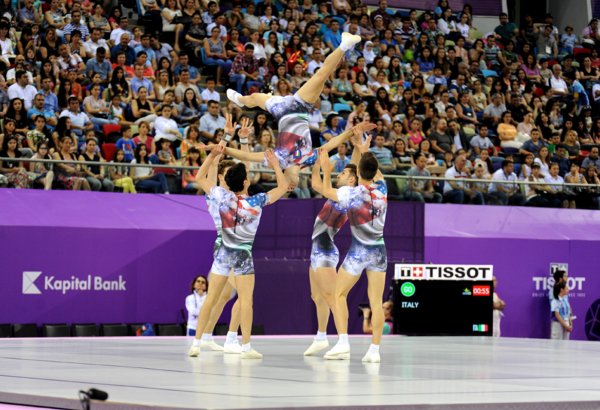 Aerobika və batut gimnastikası üzrə təsnifat yarışlarının növbəti mərhələsi keçirilir (FOTO)