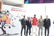 "12-5-12" - MOK-da Avropa Oyunlarında medal qazanmış idmançılarımızla ənənəvi görüş (FOTO)
