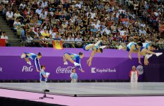 Aerobika və batut gimnastikası üzrə təsnifat yarışlarının növbəti mərhələsi keçirilir (FOTO)