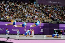 Aerobika və batut gimnastikası üzrə təsnifat yarışlarının növbəti mərhələsi keçirilir (FOTO)