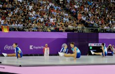 Aerobika və batut gimnastikası üzrə təsnifat yarışlarının növbəti mərhələsi keçirilir (FOTO)