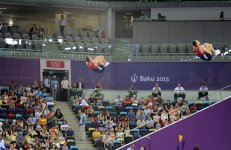 Aerobika və batut gimnastikası üzrə təsnifat yarışlarının növbəti mərhələsi keçirilir (FOTO)