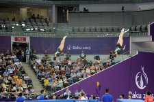 Aerobika və batut gimnastikası üzrə təsnifat yarışlarının növbəti mərhələsi keçirilir (FOTO)