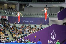 Aerobika və batut gimnastikası üzrə təsnifat yarışlarının növbəti mərhələsi keçirilir (FOTO)