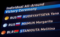 Rusiya bədii gimnastika yarışlarında iki medal qazandı (FOTO)
