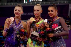 Rusiya bədii gimnastika yarışlarında iki medal qazandı (FOTO)