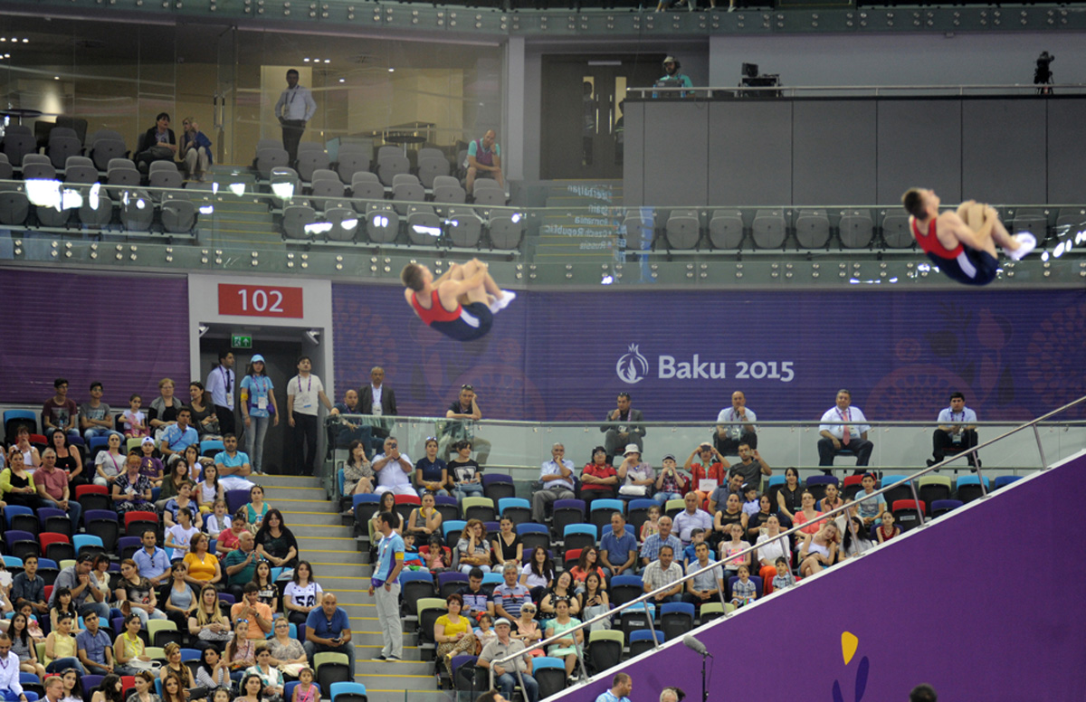 Aerobika və batut gimnastikası üzrə təsnifat yarışlarının növbəti mərhələsi keçirilir (FOTO)