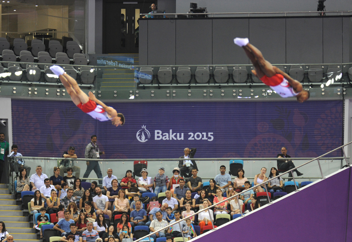 Aerobika və batut gimnastikası üzrə təsnifat yarışlarının növbəti mərhələsi keçirilir (FOTO)