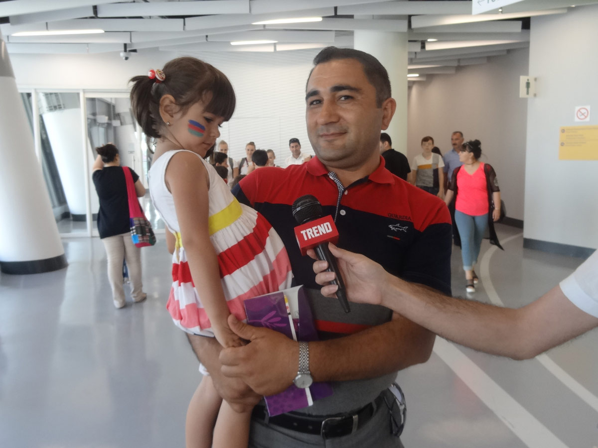Yerli azarkeş: Milli Gimnastika Arenasında gimnastlarımızın çıxışları zövq verir