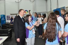 Prezident İlham Əliyev Avropa Oyunlarında qalib gələn taekvandoçuların mükafatlandırma mərasimində iştirak edib (FOTO, VİDEO)