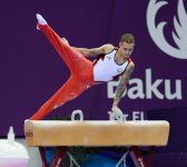 Mehriban Əliyeva idman gimnastikasında kişilər arasında qaliblərin mükafatlandırılması mərasimində iştirak edib (FOTO+VİDEO)