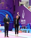 Mehriban Əliyeva idman gimnastikasında kişilər arasında qaliblərin mükafatlandırılması mərasimində iştirak edib (FOTO+VİDEO)