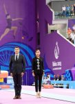 Mehriban Əliyeva idman gimnastikasında kişilər arasında qaliblərin mükafatlandırılması mərasimində iştirak edib (FOTO+VİDEO)