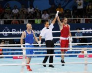 Mehriban Əliyeva Azərbaycan boksçusu Məhəmmədrəsul Məcidovun döyüşünə baxıb (FOTO)