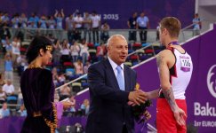 İdman gimnastikasında kişilər arasında qaliblərin mükafatlandırılması mərasimi keçirilib (FOTO+VİDEO)