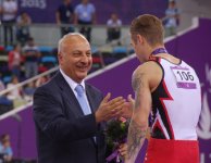İdman gimnastikasında kişilər arasında qaliblərin mükafatlandırılması mərasimi keçirilib (FOTO+VİDEO)