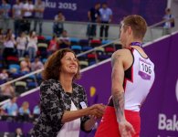 İdman gimnastikasında kişilər arasında qaliblərin mükafatlandırılması mərasimi keçirilib (FOTO+VİDEO)