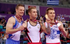 İdman gimnastikasında kişilər arasında qaliblərin mükafatlandırılması mərasimi keçirilib (FOTO+VİDEO)